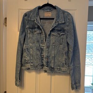 Free People Blue Jean Jacket